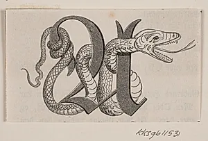 Initialer til Fabricius' Danmarks historie by H.C. Henneberg