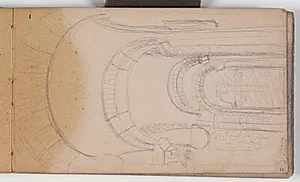Interiør fra S. Stefano, Bologna by Niels Larsen Stevns