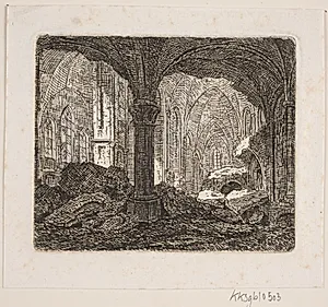 Interiør fra samme Ruin 1806
