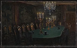 Interiør by P.S. Krøyer