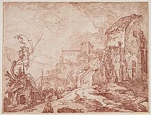 Italiensk fantasilandskab by Jens Petersen Lund