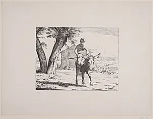 Italiensk Genrebillede by Ubekendt