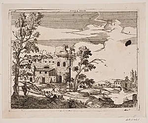 Italiensk prospekt by F.C. Scholten