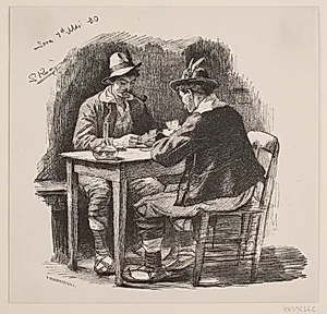 Italienske Bønder by Ubekendt