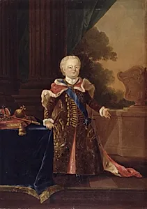 Ivan III eller Ivan VI Antonovitsch. Hel portrætfigur by W.A. Müller