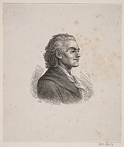 J. H. Wessel by Johan Frederik Rosenstand