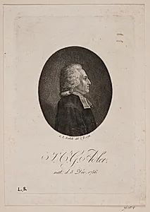 Jacob Georg Christian Adler by Gerhard Ludvig Lahde