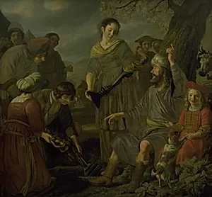 Jacob lader afguderne nedgrave