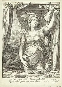 Jael og Sisera by Jan Saenredam