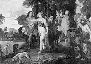 Jagtparti med Diana by Peter Paul Rubens