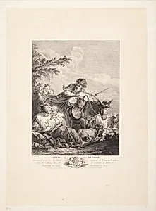 Jakobs afrejse (Depart de Jacob) by Catherine Élisabeth Lempereur