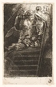 Jakobsstigen by Rembrandt van Rijn