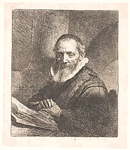 Jan Cornelis Sylvius, prædikant by Rembrandt van Rijn