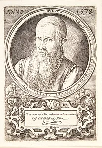 Jan Goltz II by Hendrick Goltzius