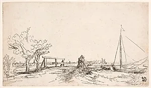 Jan Six's bro by Rembrandt van Rijn