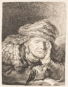Jan Uytenbogaert, præst by Rembrandt van Rijn