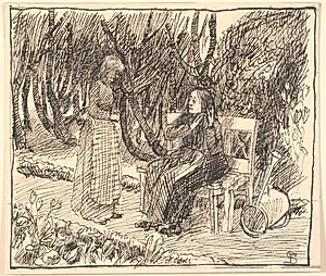 Jeg har ikke noget at give dig... by Fritz Syberg