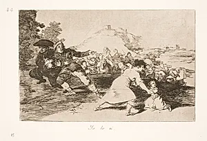 Jeg så det by Francisco de Goya