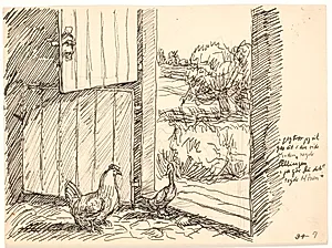Jeg tror jeg vil gaa ud i den vide Verden... by Fritz Syberg