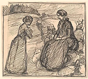 Jeg vil synge dem alle, alle!, sagde Moderen... by Fritz Syberg