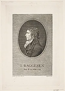 Jens Baggesen by Gerhard Ludvig Lahde