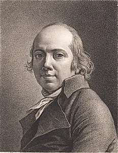 Jens Juels tegnede selvportræt by J.F. Clemens