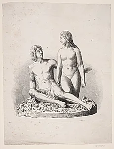 Jerichaus Adam og Eva by F. Hendriksen