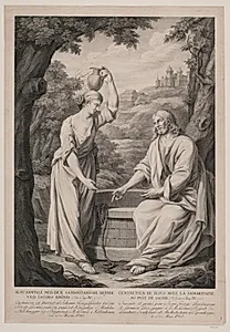 Jesu samtale med den samaritanske Quinde ved Iacobs Brönd