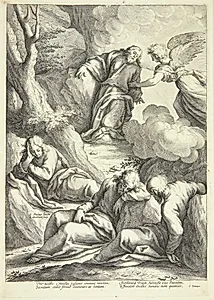 Jesus i Getsemane have by Jacob Matham