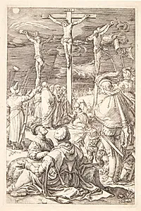 Jesus på korset by Ubekendt