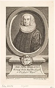 Johan August Seidlitz, Præst by Odvardt Helmoldt de Lode