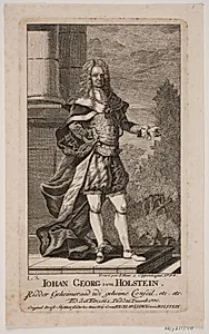 Johan Georg von Holstein by Jonas Haas