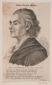 Johan Herman Wessel by Andreas Flinch