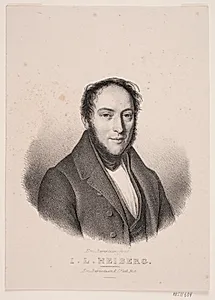 Johan Ludvig Heiberg by Emil Ditlev Bærentzen