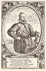 Johan van Duvenvoorde by Hendrick Goltzius