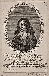 Johann Albert von Mandelslo by Christian Rothgiesser