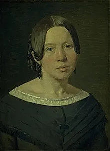 Johanne Elisabeth Købke, født Sundbye, kunstnerens svigerinde by Christen Købke