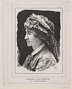 Johanne Louise Heiberg by Ubekendt