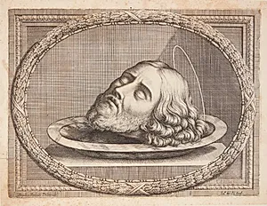 Johannes Døberens hoved på et fad by Teresa del Pò