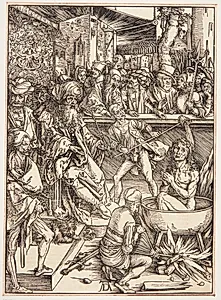 Johannes' martyrium by Albrecht Dürer