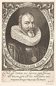 Johannes Meursius, kongelig histograf by Simon de Pas