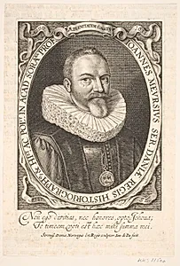 Johannes Meursius, kongelig histograf by Simon de Pas