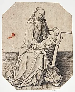 Portrait of Mester IAM af Zwolle