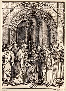 Jomfru Maria's forlovelse by Albrecht Dürer