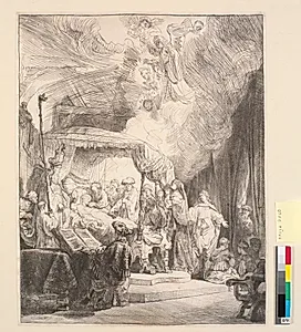 Jomfru Marias død by Rembrandt van Rijn