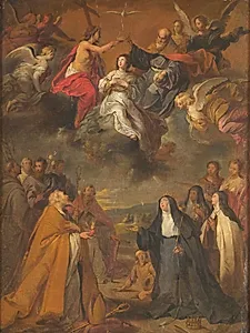Jomfru Marias himmelkroning by Cornelis Schut