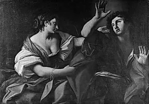 Josef og Potifars hustru by Carlo Cignani