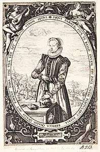 Josina Hamels by Hendrick Goltzius
