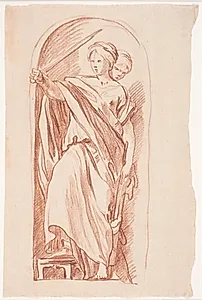 Judit (studie efter skulptur) by Hendrik Krock