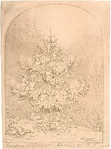 Juletræ by Lorenz Frølich